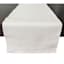 White Ribbed Table Runner, 72"