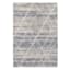 (C157) White & Grey Moroccan Style Shag Area Rug, 5x7