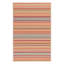 (E309) Scope Multicolor Striped Woven Indoor & Outdoor Area Rug, 5x7