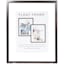 Pewter Linear Profile Floating Wall Frame, 16x20