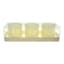 3-Pack Ivory Wax LED Votive Candles, 2x3