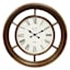 Brown Round Wall Clock, 22"
