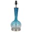 Blue Ombre Glass Table Lamp, 19"
