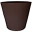 Japi All-Weather Brown Linea Bowl Outdoor Planter, Small
