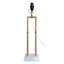 Grace Mitchell Gold Bamboo with Marbled Base Table Lamp, 19"