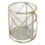 Gold Bamboo Votive Holder, 6"