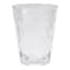 Clear Textured Acrylic Double Old Fashioned Glass, 15oz