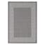 (E303) Dark Blue & Cream Greek Key Indoor & Outdoor Area Rug, 8x10
