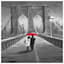 New York Love Bridge Canvas Wall Art, 24x36
