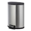 Stainless Steel Semi-Round Pedal Trash Can, 45l
