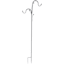 Black Metal Double Garden Hook, 59"