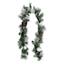 Green & White Ornament, Pinecone & Berry Garland, 6'