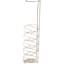 Abstraction Grey Metal Wire Toilet Tissue Stand & Storage, 24.5"