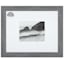 16x20 Matted to 8x10 Wide Flat Profile with White Mat Wall Frame, Grey