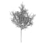 Silver Glittered Coral Pick, 13"