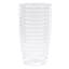Clear Acrylic Ring Patterned Highball Glass