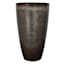 Tall Mottled Brown Egg-Shaped Outdoor Planter, Medium