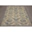 (B304) Ivory & Blue Floral Design Area Rug, 7x10