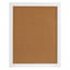 White Framed Utility Cork Board, 20x16