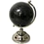 Black Metal Globe, 10.5"