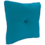 Turquoise Canvas Outdoor Tufted Back Cushion