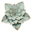 Blue Metal Flower Wall Art, 7"