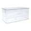 Hinged Clear Storage Bin Set, Large