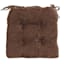 Reese Chocolate Chenille Dining Chair Cushion
