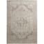 (A413) Clearwater Cream Medallion Area Rug, 5x7
