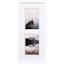 Pick And Mix 2-Opening 5X7 White Mat Linear Photo Frame