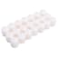 21-Pack White Unscented Votive Candles