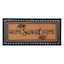 Home Sweet Home Rubber & Coir Mat, 22x47