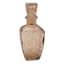 Pink Glass Decanter Vase, 8"