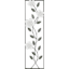 Vertical White Flower Branch Wall Art, 10x36