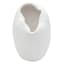 White Resin Vase, 10.5"
