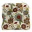 Multicolored Melody Floral Dining Chair Cushion
