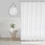Tilly White Diamond Embossed Shower Curtain, 72"