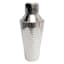 Hammered Silver Metal Cocktail Shaker