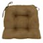 Bark Faux Suede Dining Chair Cushion, 14x15