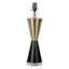 Black & Gold Metal Table Lamp, 19"