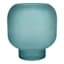 Laila Ali Matte Green Frosted Glass Vase, 8"