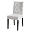 Madden Tufted Light Grey Velvet Dining Chair
