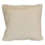 Bristol Ivory Faux Fur Throw Pillow, 18"