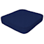 Navy Canvas Outdoor Gusseted Back Cushion