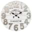 Old Town Clocks White Wooden Round Wall Clock, 28"