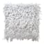Grey Shag Throw Pillow, 24"