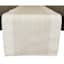 Grey Ribbed Table Runner, 72x13