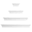 Kate 4-Piece Wooden Wall Ledge Set, White