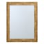 Hammered Gold Framed Rectangle Wall Mirror, 22x28