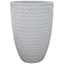 Button Ceramic Planter 13.6in. White